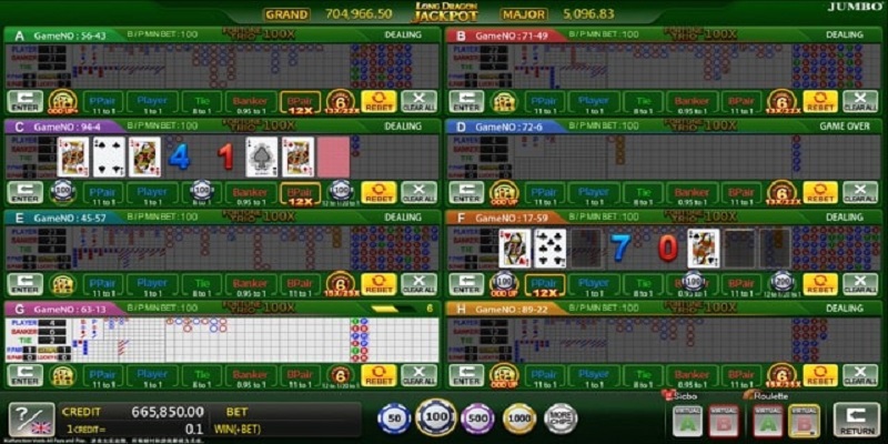 Đặt cược liên tục với tính năng đa bàn